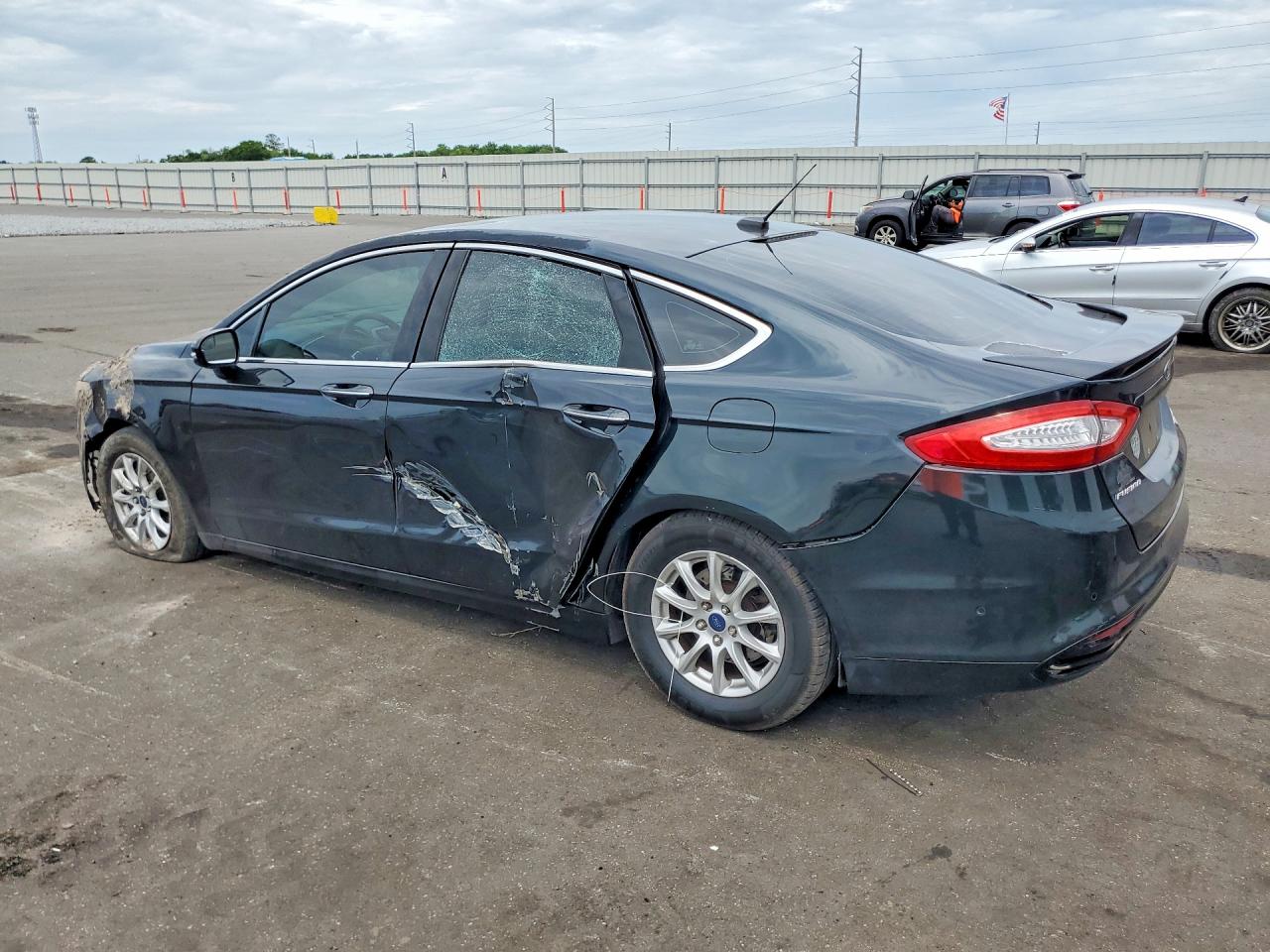 2014 Ford Fusion Titanium Black vin: 3FA6P0K94ER183319