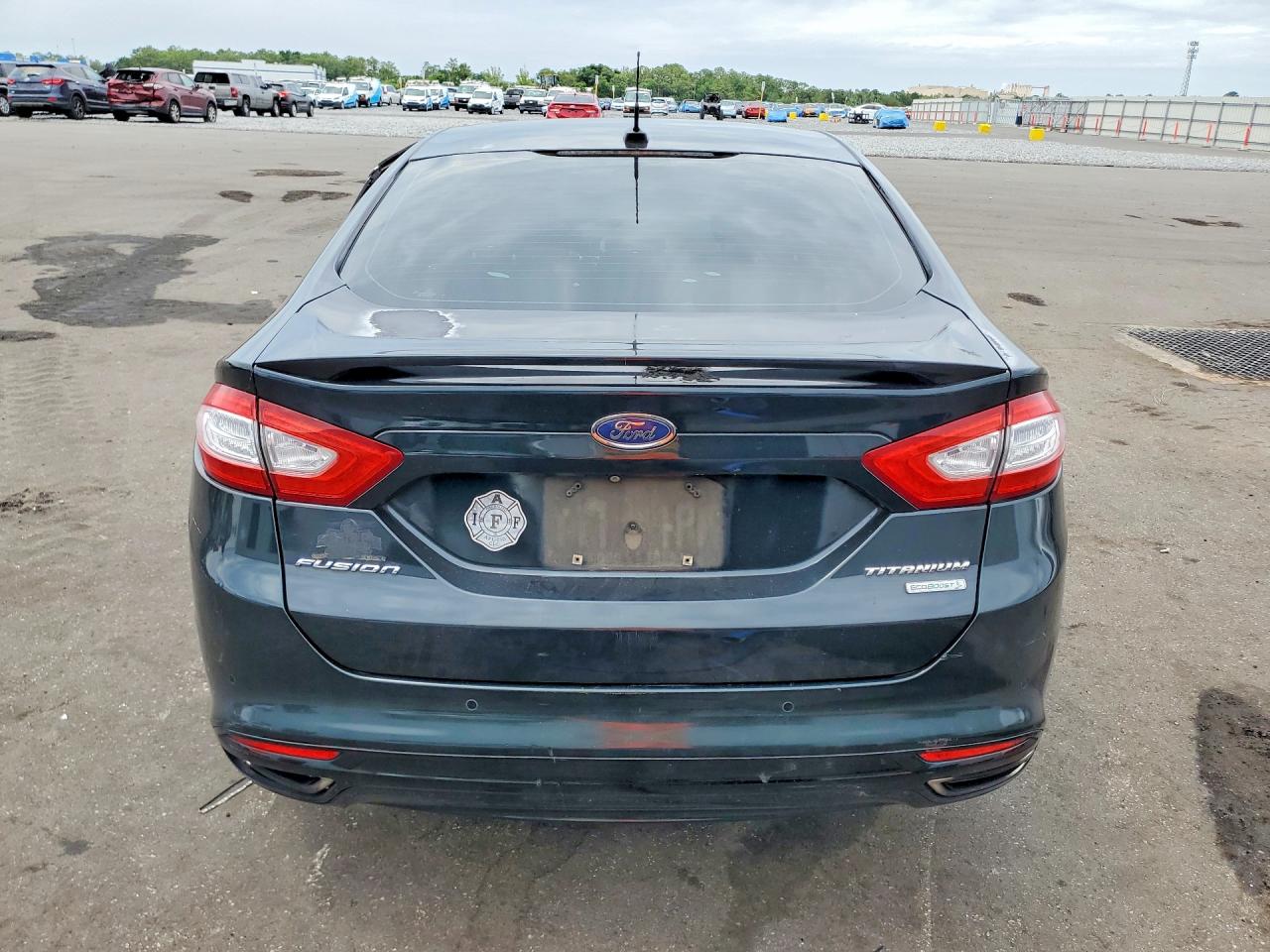 2014 Ford Fusion Titanium Black vin: 3FA6P0K94ER183319