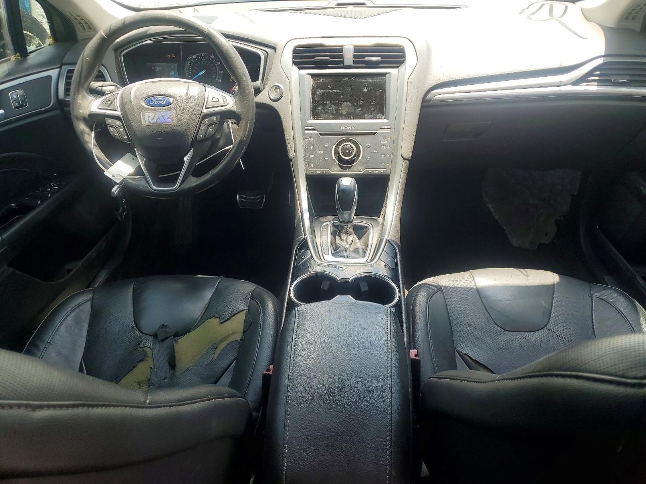 2014 Ford Fusion Titanium Black vin: 3FA6P0K94ER183319