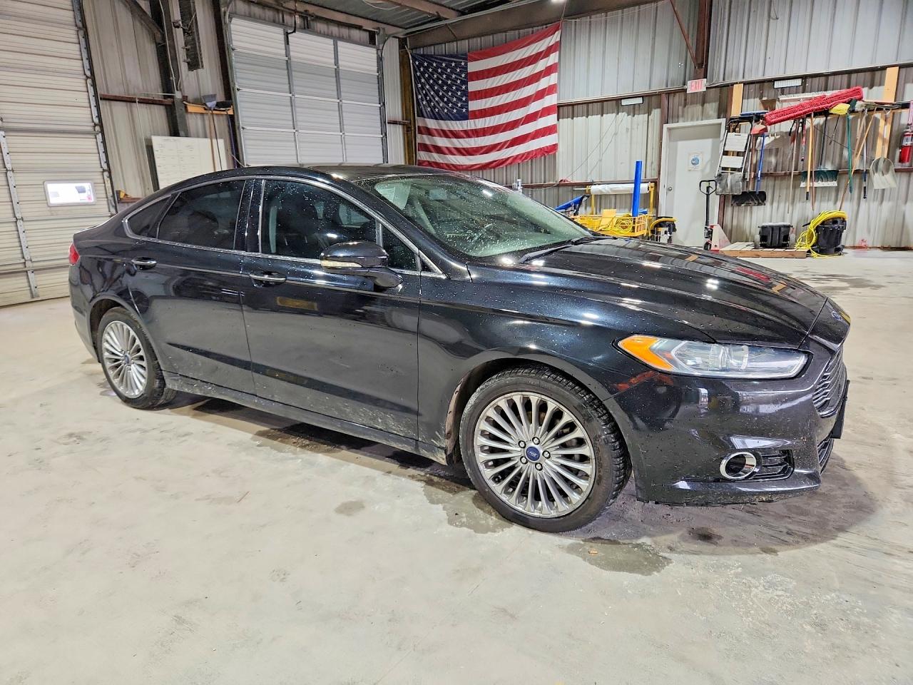 2014 Ford Fusion Titanium Black vin: 3FA6P0K94ER262263