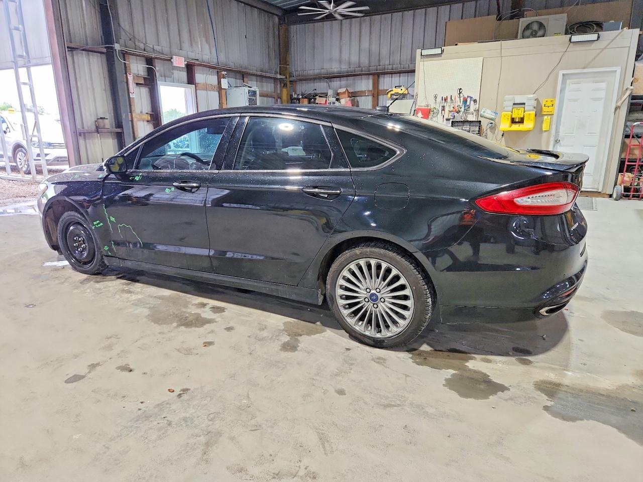 2014 Ford Fusion Titanium Black vin: 3FA6P0K94ER262263