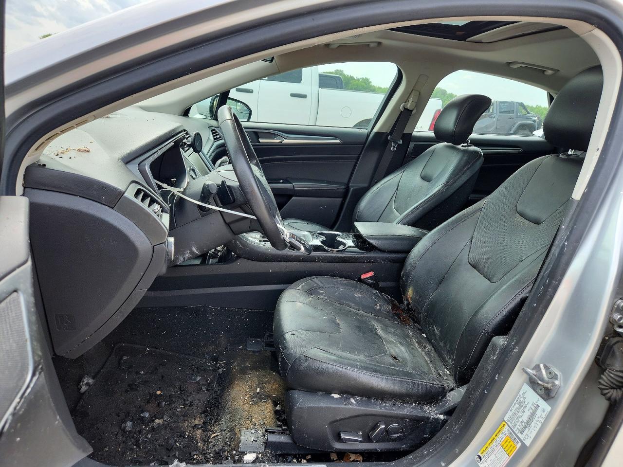 2014 Ford Fusion Titanium Silver vin: 3FA6P0K94ER285574