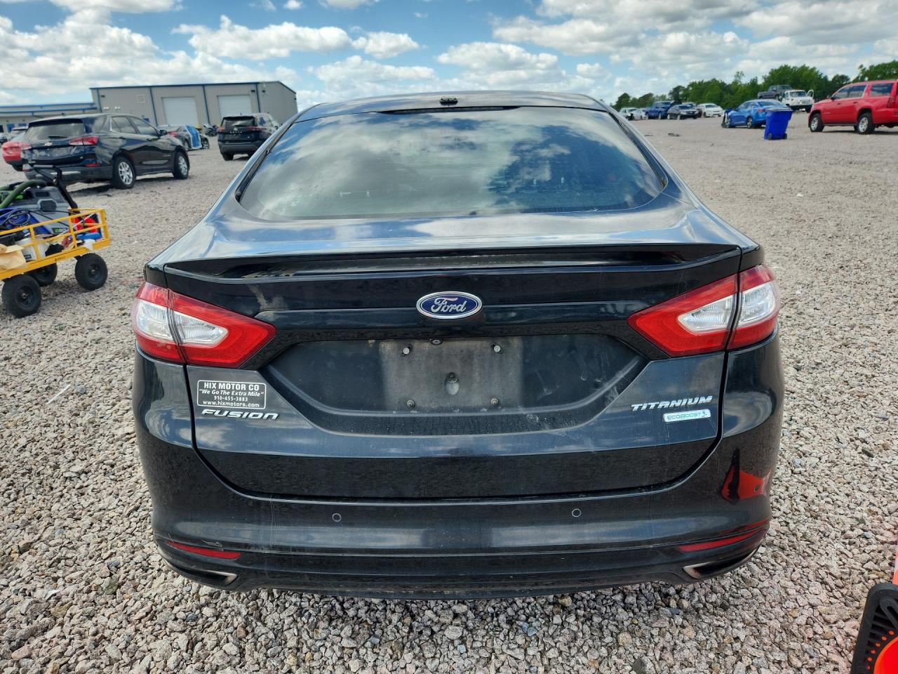 2014 Ford Fusion Titanium Черный vin: 3FA6P0K94ER287681