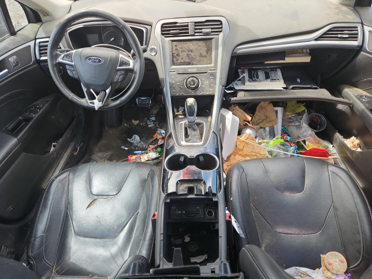 2014 Ford Fusion Titanium Черный vin: 3FA6P0K94ER287681