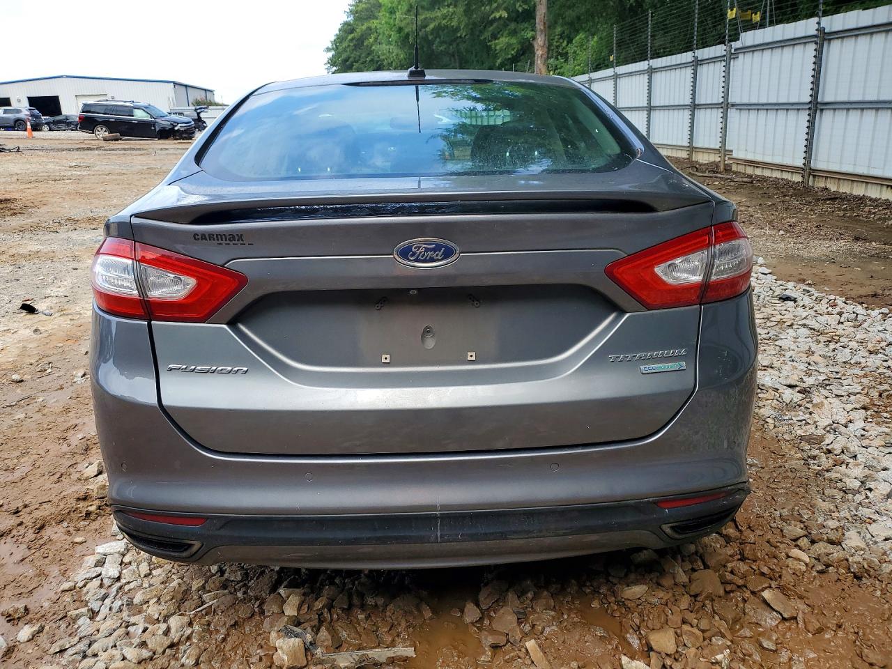 2014 Ford Fusion Titanium Gray vin: 3FA6P0K94ER318170