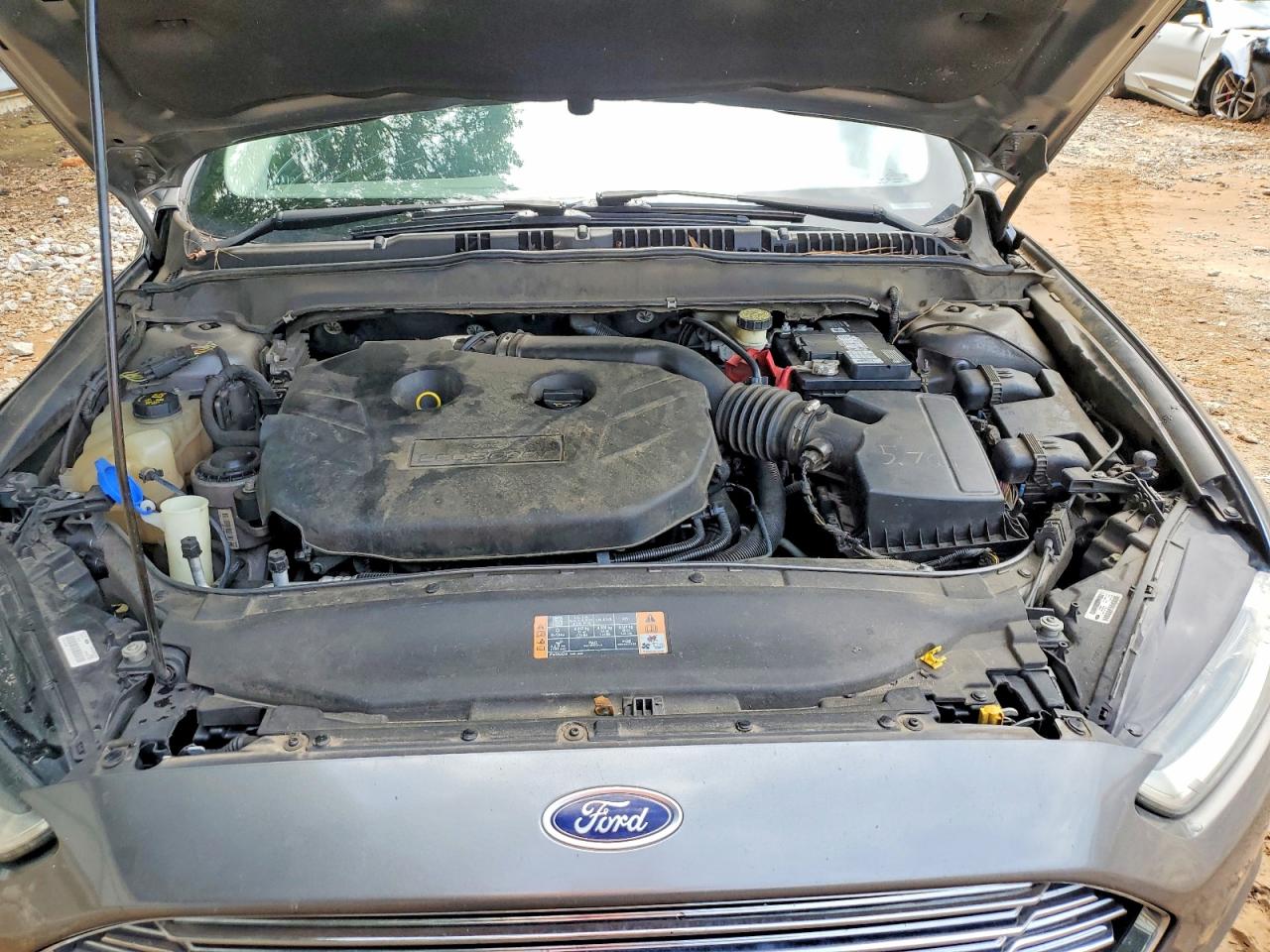 2014 Ford Fusion Titanium Gray vin: 3FA6P0K94ER318170