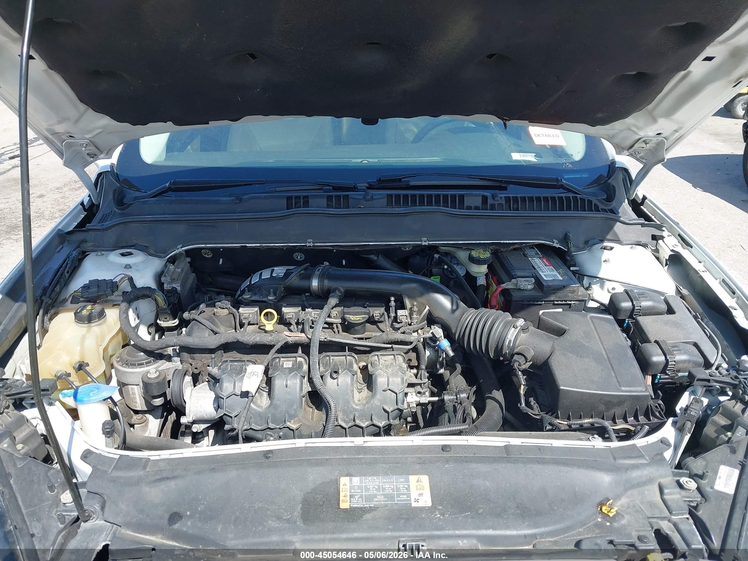 2015 Ford Fusion Titanium White vin: 3FA6P0K94FR138446