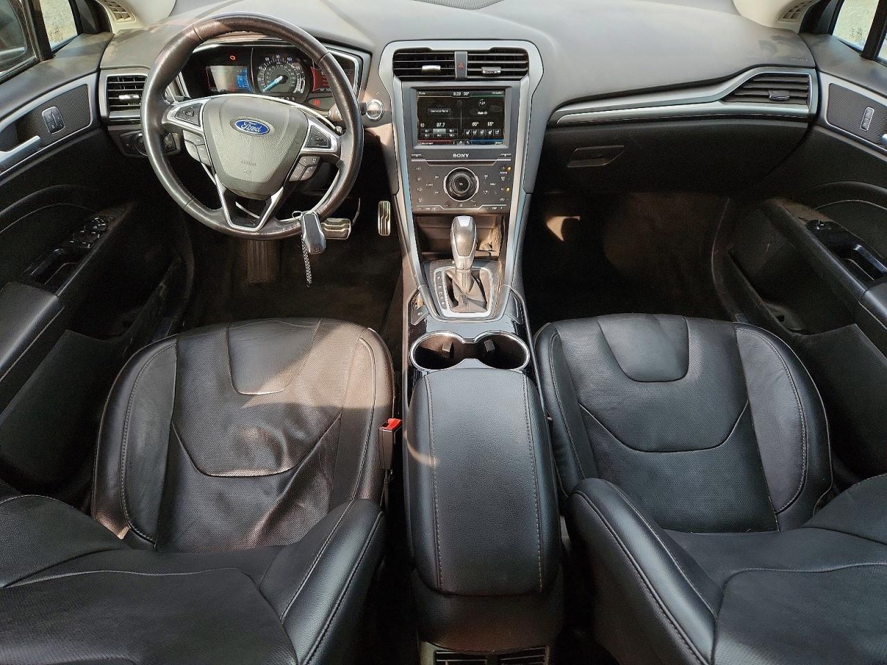 2015 Ford Fusion S Fwd White vin: 3FA6P0K94FR140973