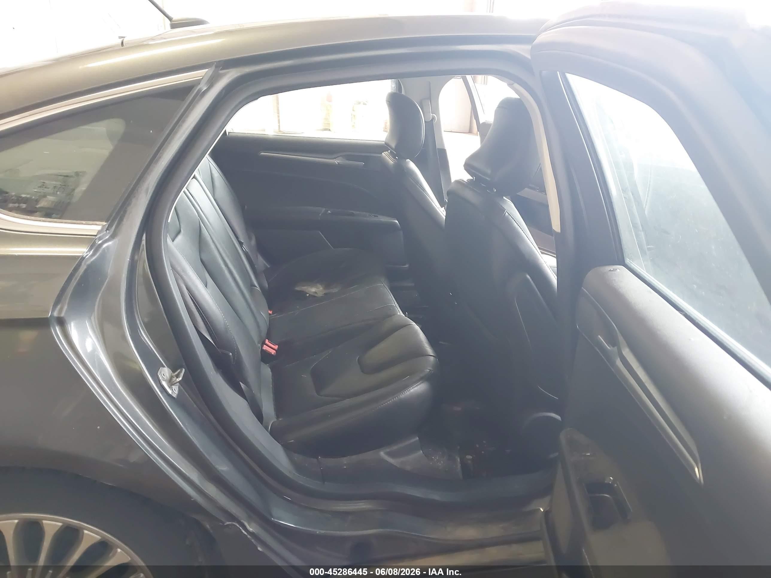 2015 Ford Fusion Titanium Gray vin: 3FA6P0K94FR171432
