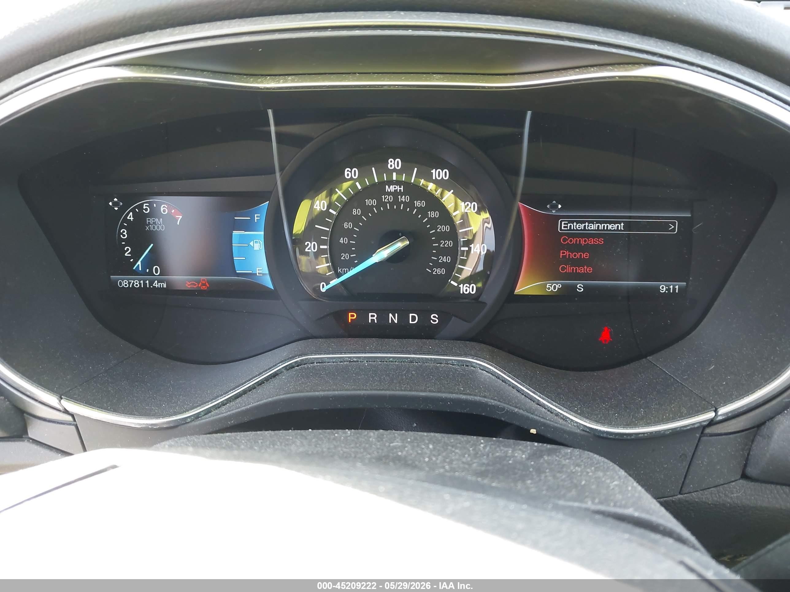 2015 Ford Fusion Titanium Gray vin: 3FA6P0K94FR239471