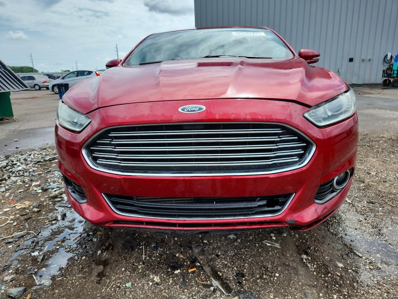 2015 Ford Fusion Titanium Red vin: 3FA6P0K94FR269635