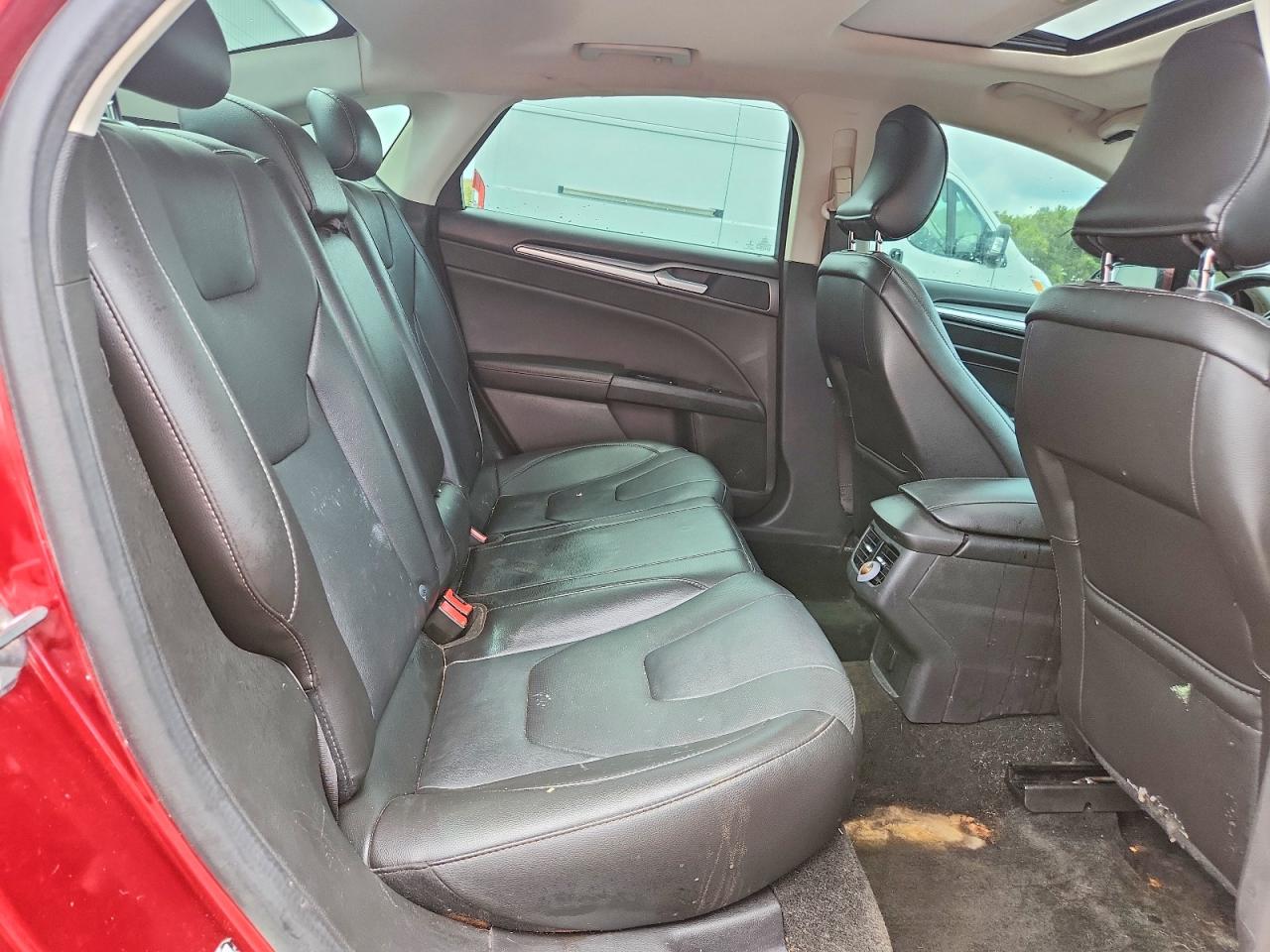 2015 Ford Fusion Titanium Red vin: 3FA6P0K94FR269635
