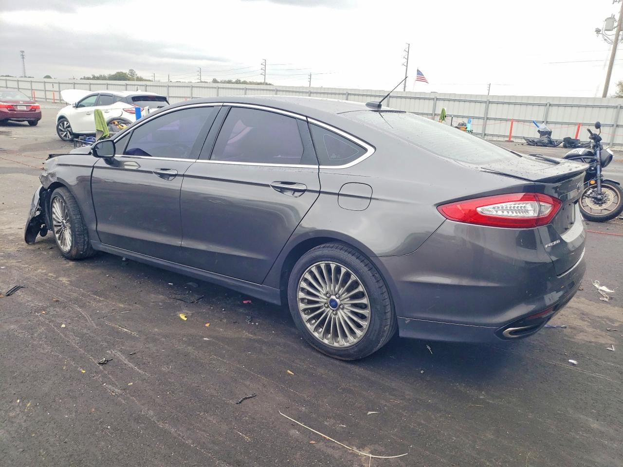 2015 Ford Fusion Titanium Gray vin: 3FA6P0K94FR301225
