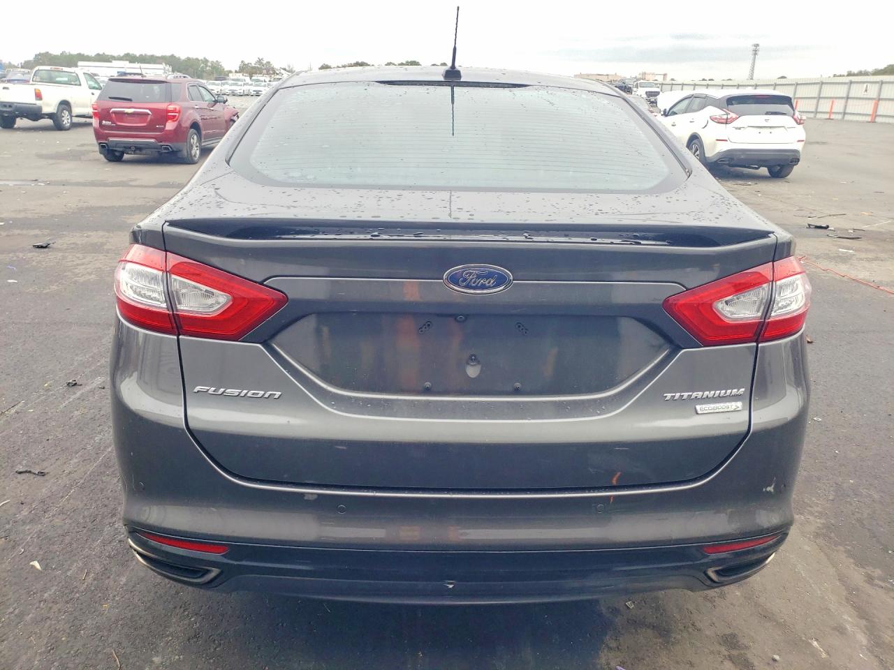 2015 Ford Fusion Titanium Gray vin: 3FA6P0K94FR301225