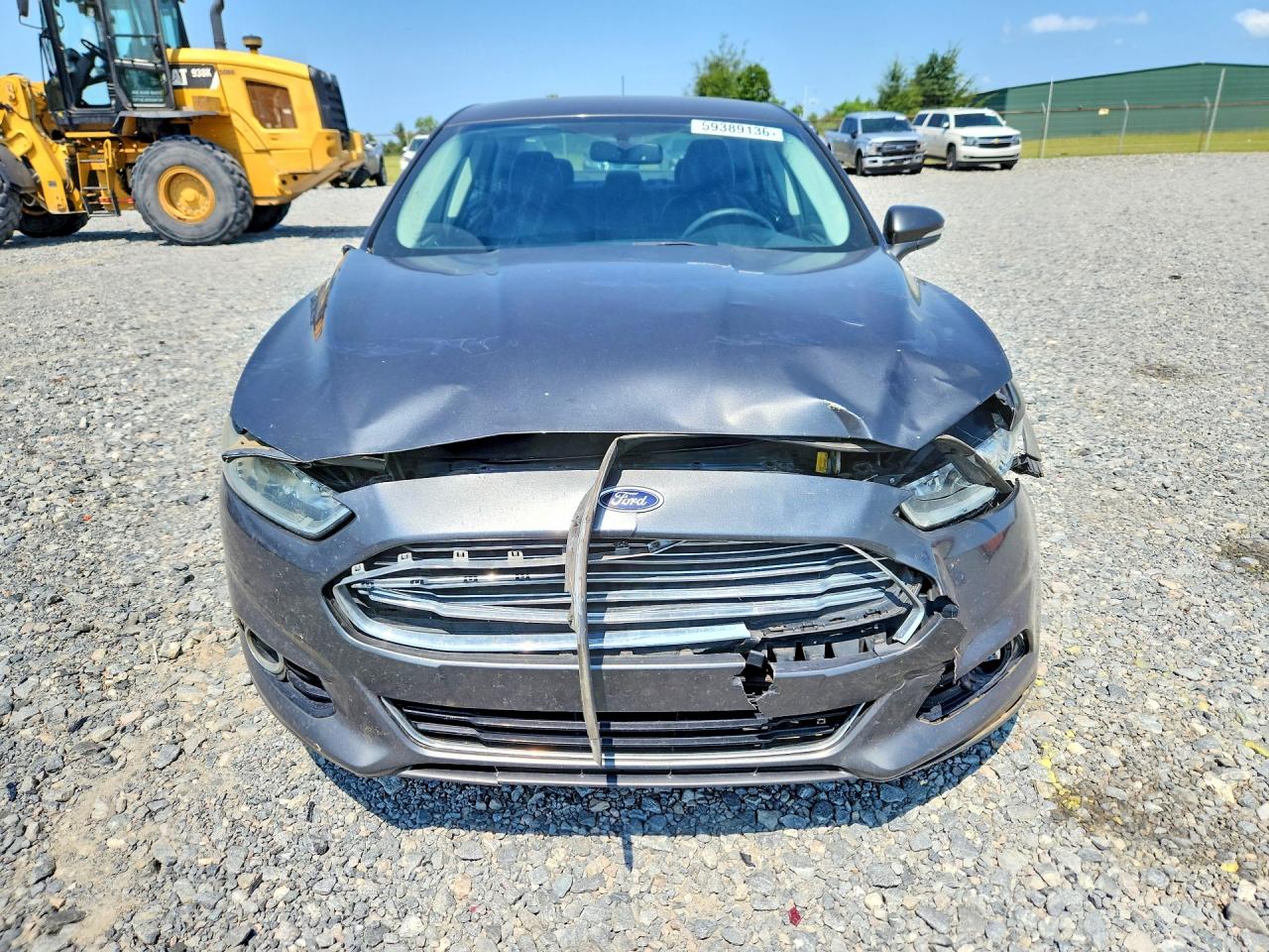2015 Ford Fusion Titanium Серый vin: 3FA6P0K94FR309874