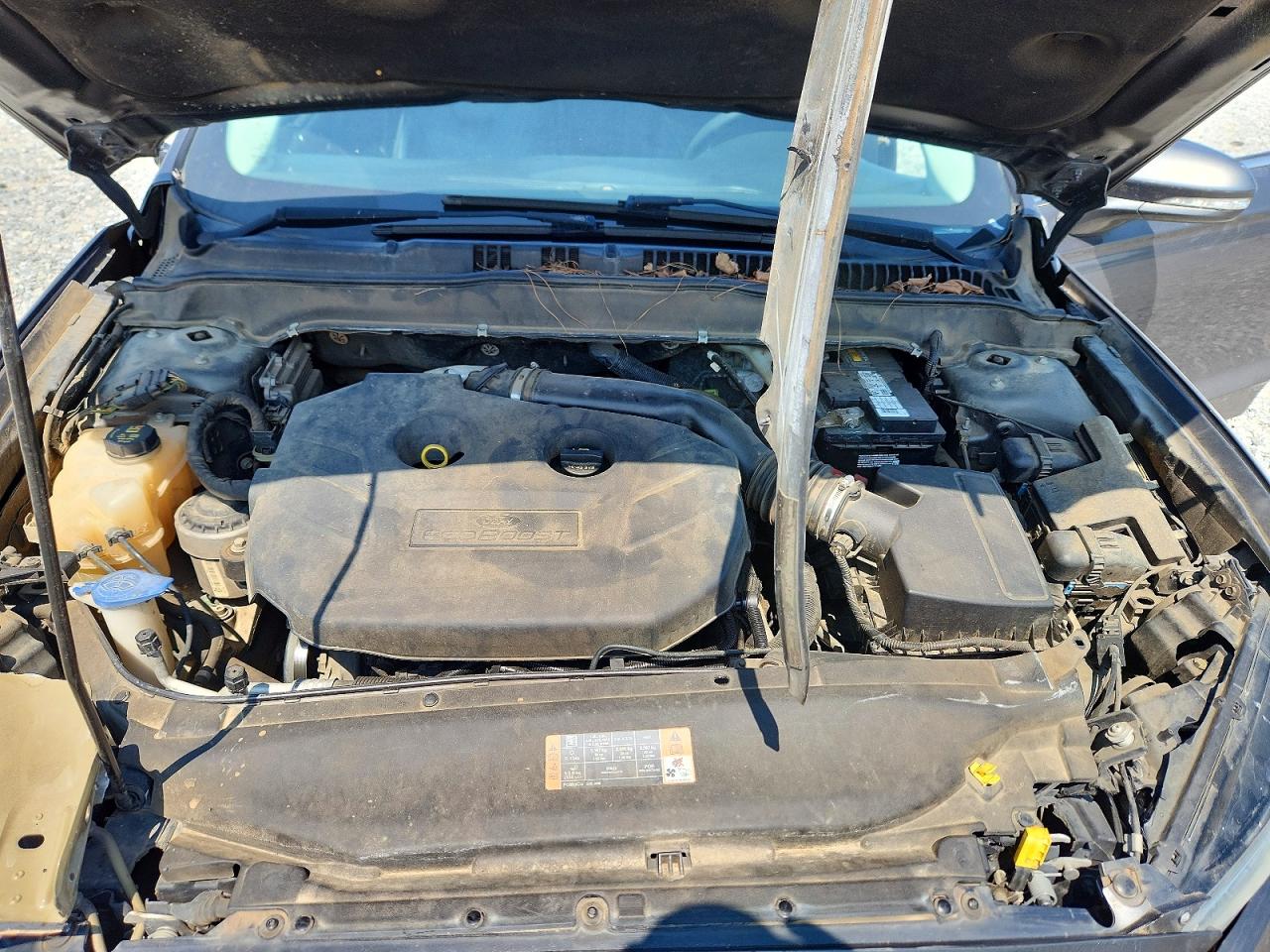 2015 Ford Fusion Titanium Серый vin: 3FA6P0K94FR309874