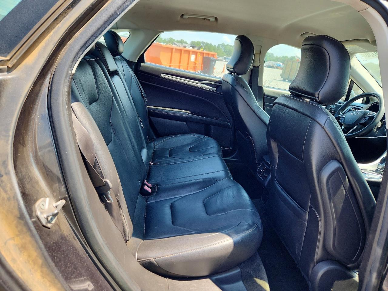 2015 Ford Fusion Titanium Серый vin: 3FA6P0K94FR309874