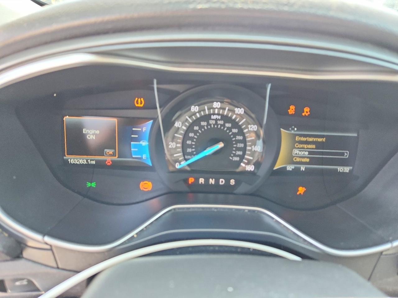 2015 Ford Fusion Titanium Серый vin: 3FA6P0K94FR309874