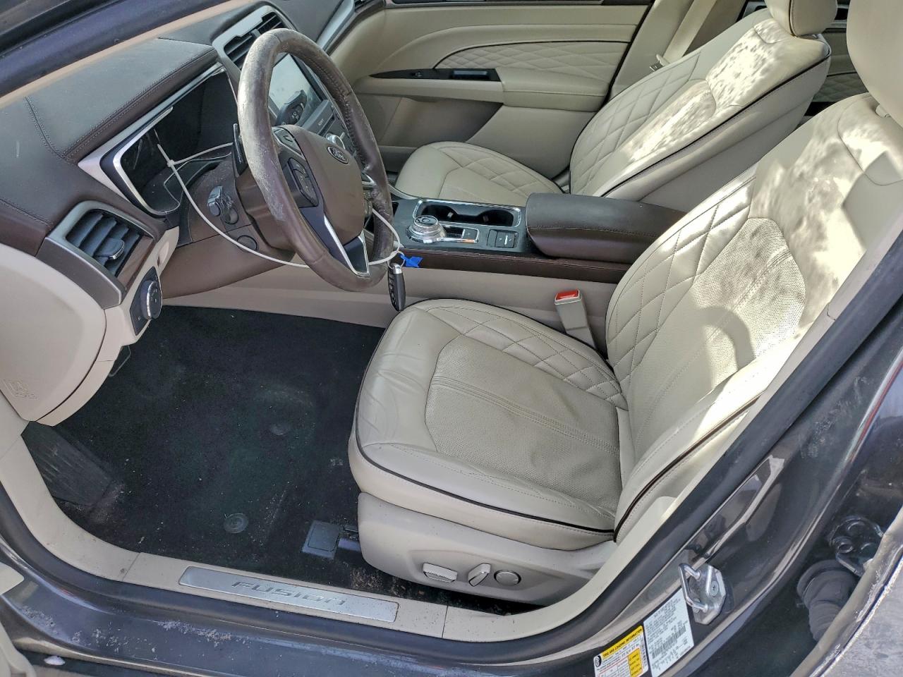 2018 Ford Fusion Titanium/platinum Gray vin: 3FA6P0K94JR145759