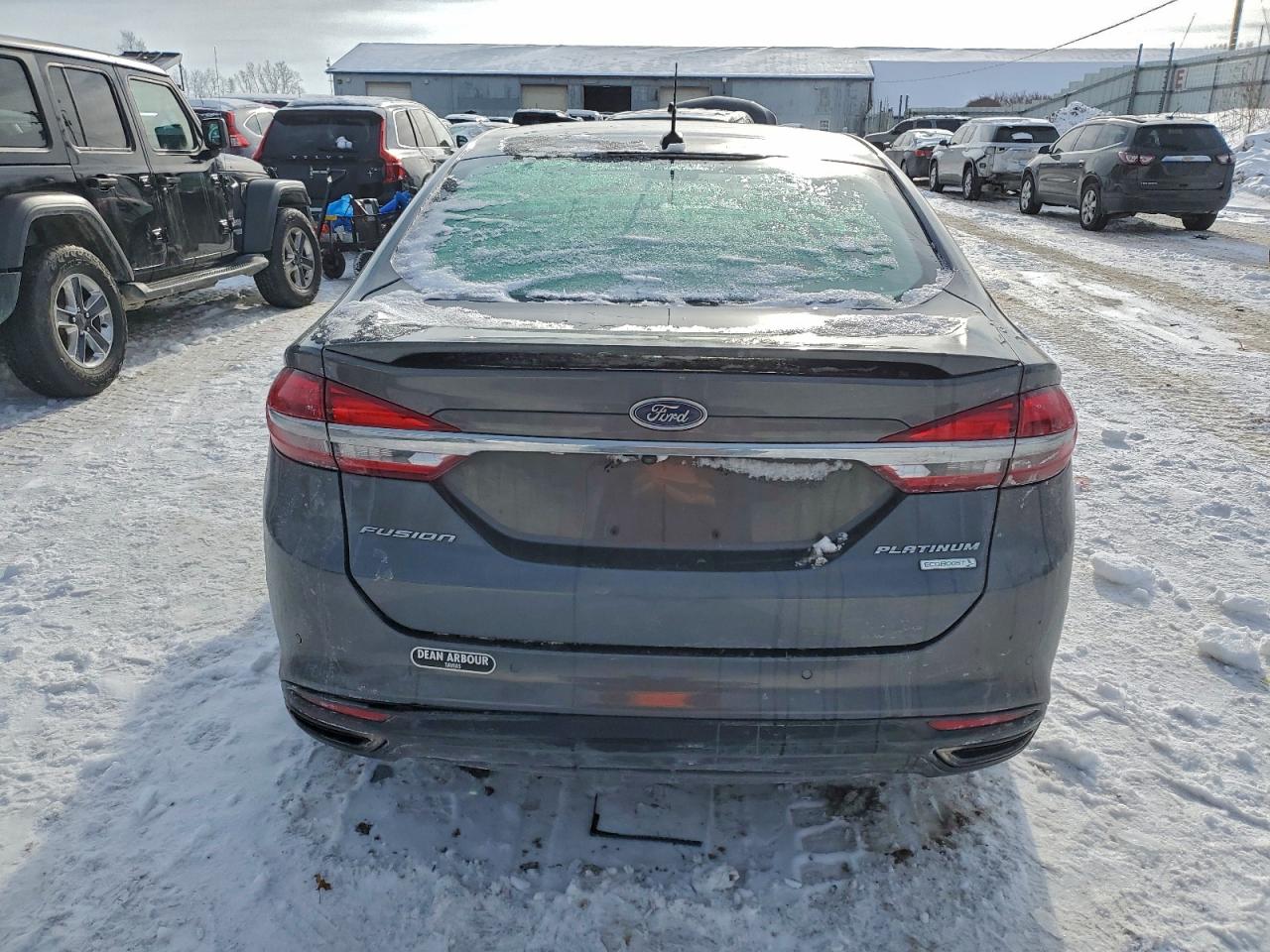 2018 Ford Fusion Titanium/platinum Gray vin: 3FA6P0K94JR145759