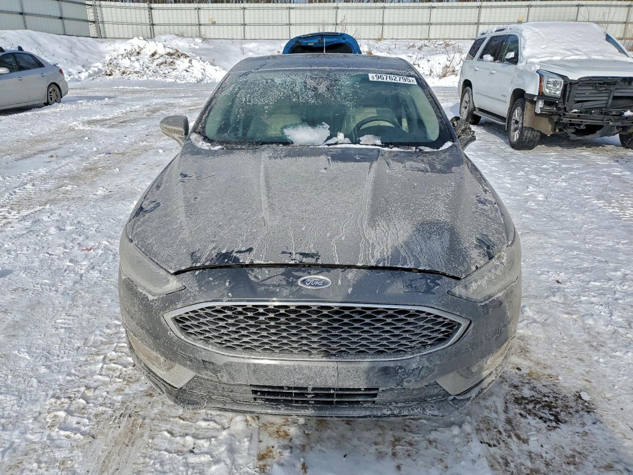 2018 Ford Fusion Titanium/platinum Gray vin: 3FA6P0K94JR145759