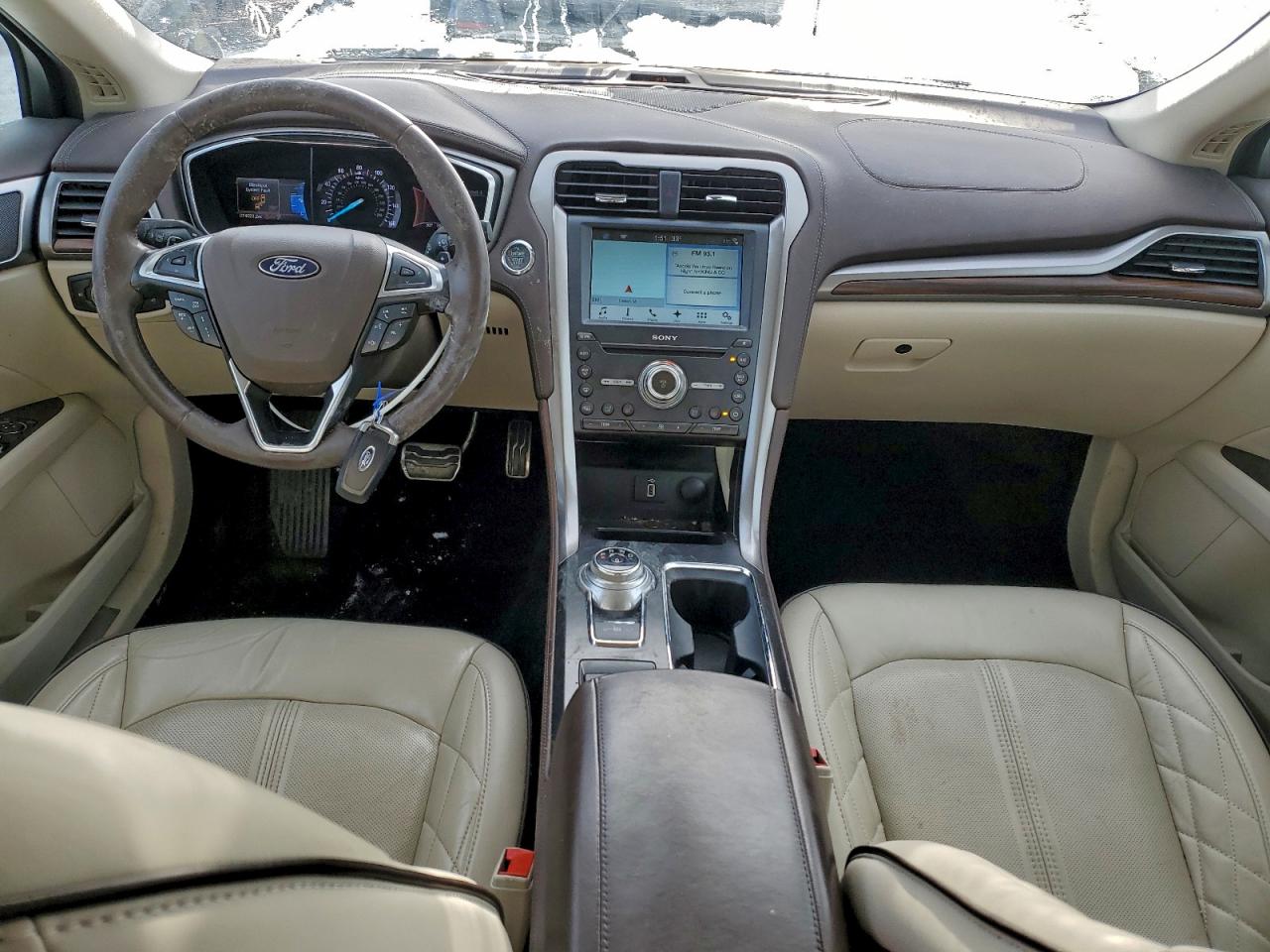 2018 Ford Fusion Titanium/platinum Gray vin: 3FA6P0K94JR145759
