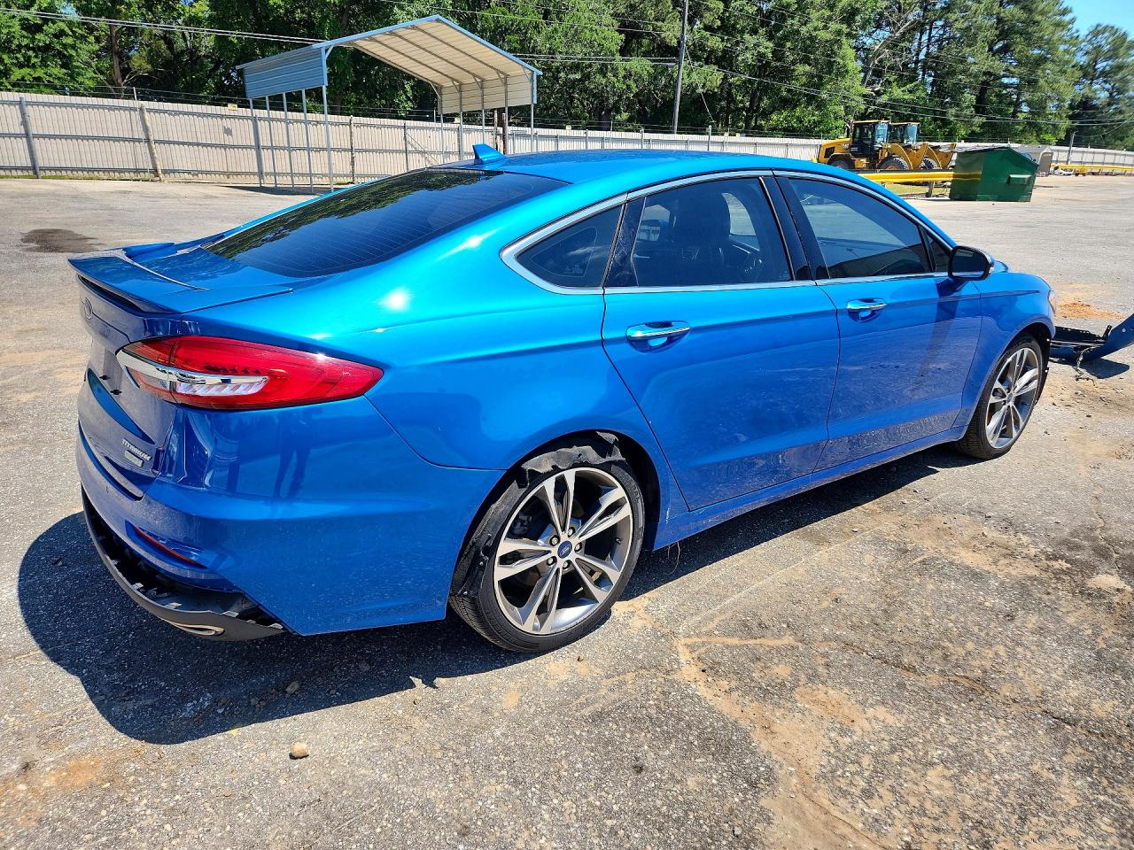 2019 Ford Fusion Titanium Blue vin: 3FA6P0K94KR285795