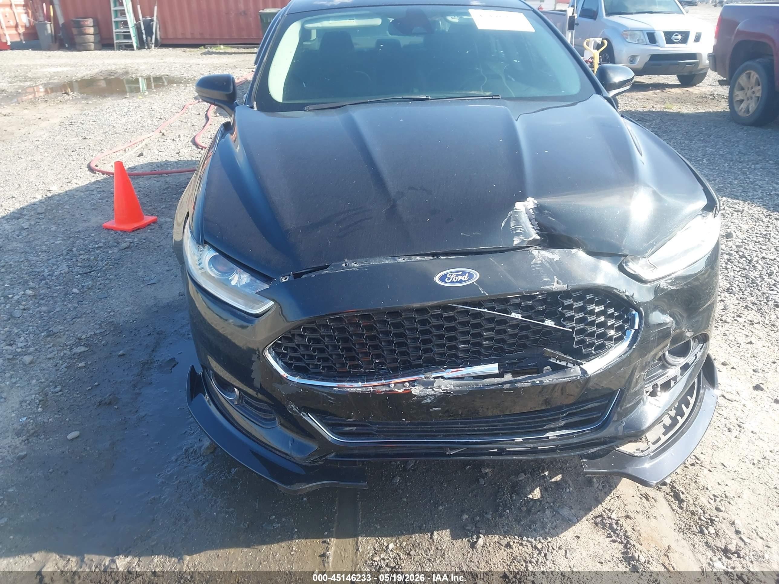 2013 Ford Fusion Titanium Black vin: 3FA6P0K95DR137674
