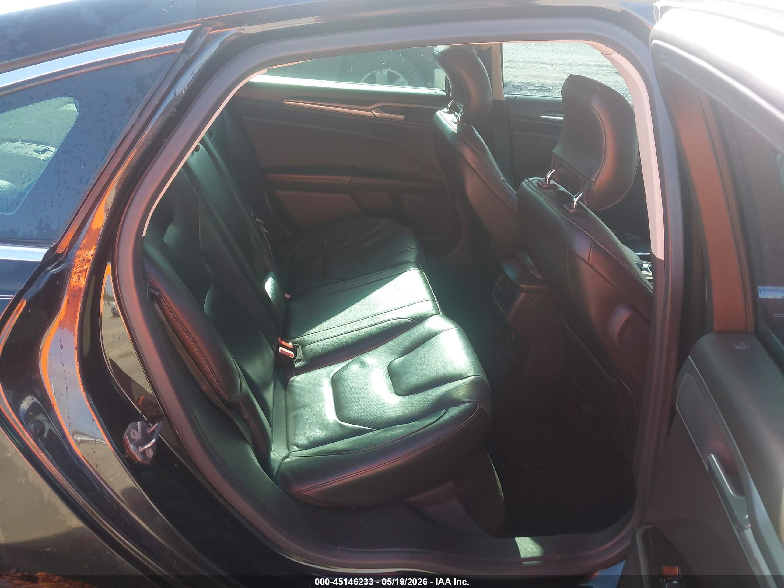2013 Ford Fusion Titanium Black vin: 3FA6P0K95DR137674
