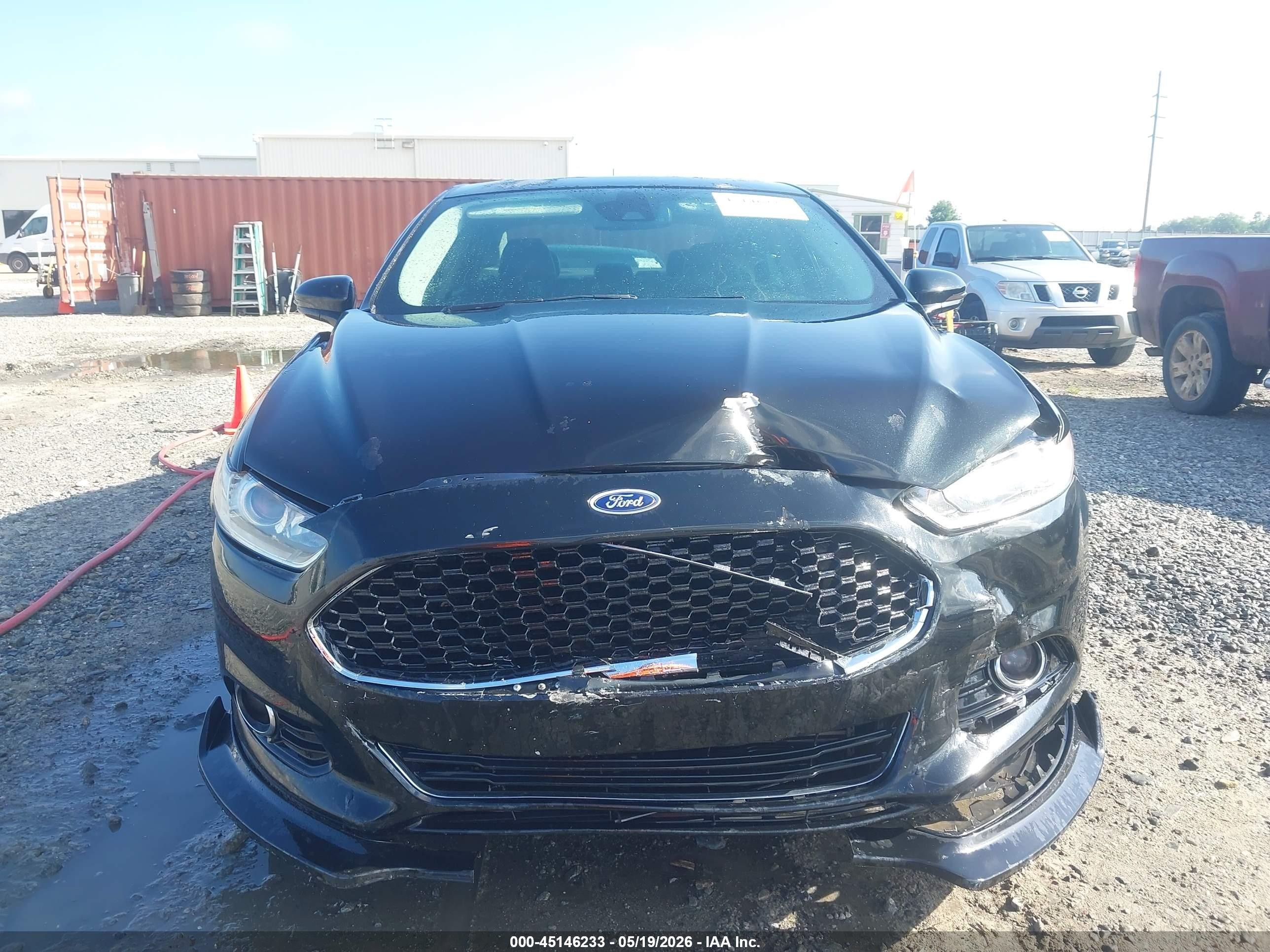 2013 Ford Fusion Titanium Black vin: 3FA6P0K95DR137674