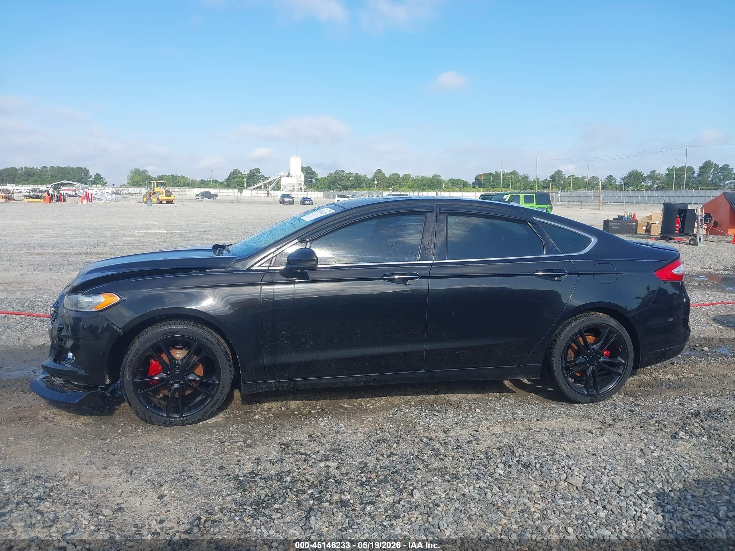 2013 Ford Fusion Titanium Black vin: 3FA6P0K95DR137674