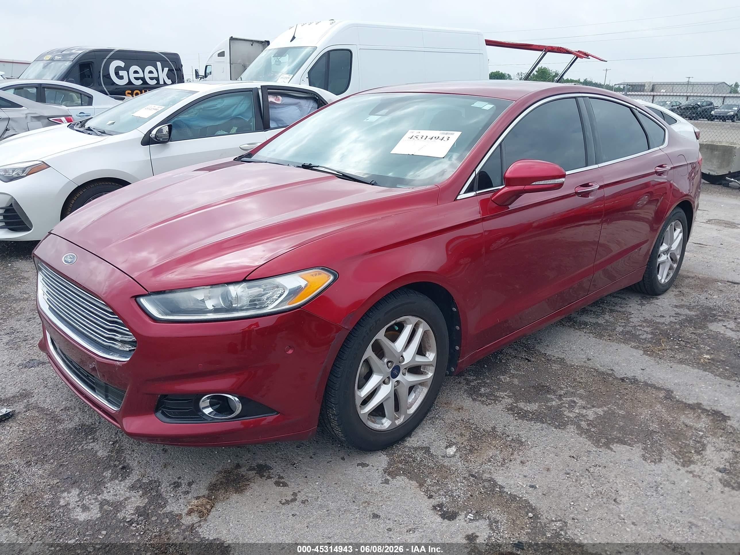 2013 Ford Fusion Titanium Maroon vin: 3FA6P0K95DR201146