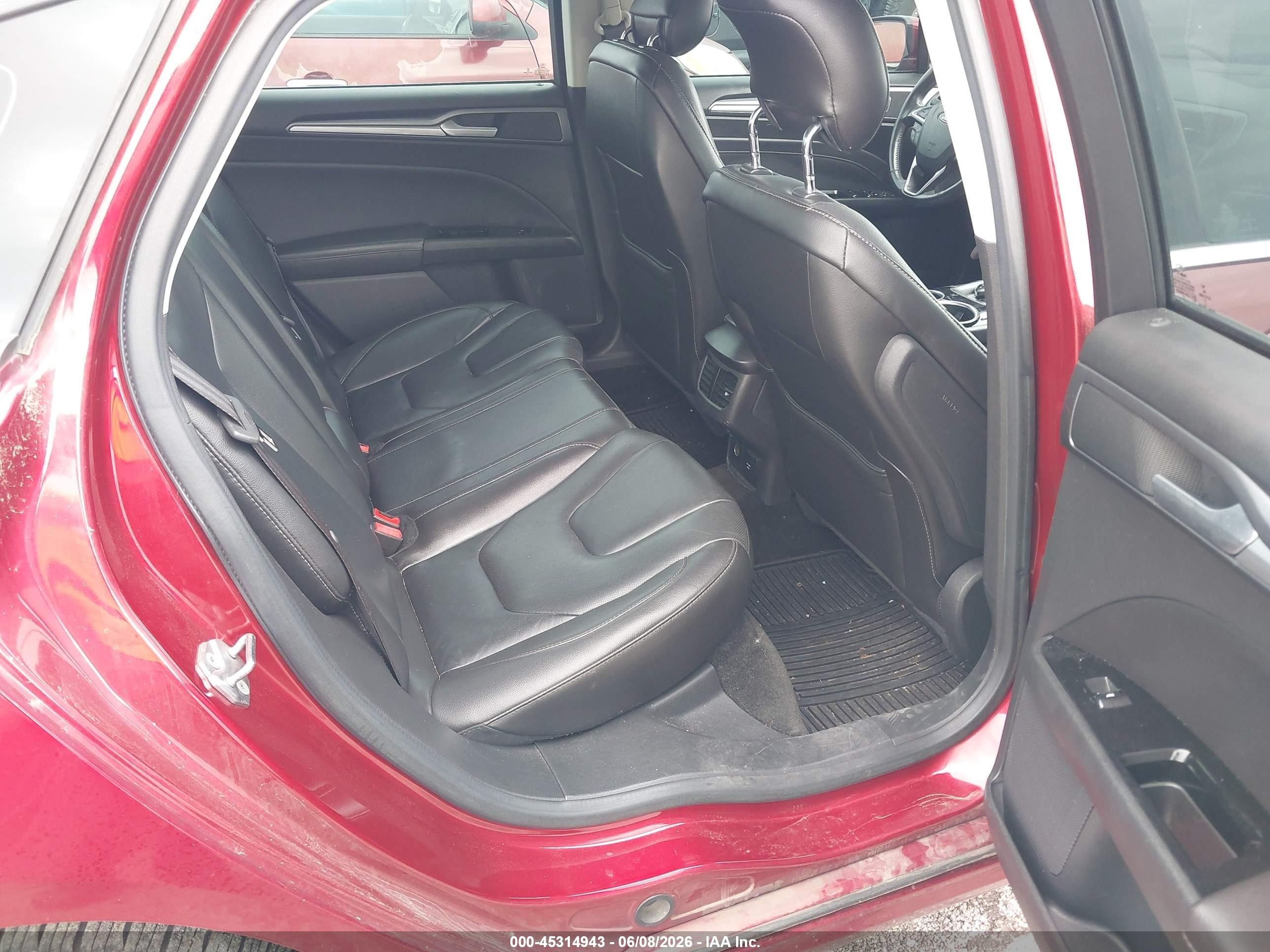 2013 Ford Fusion Titanium Maroon vin: 3FA6P0K95DR201146