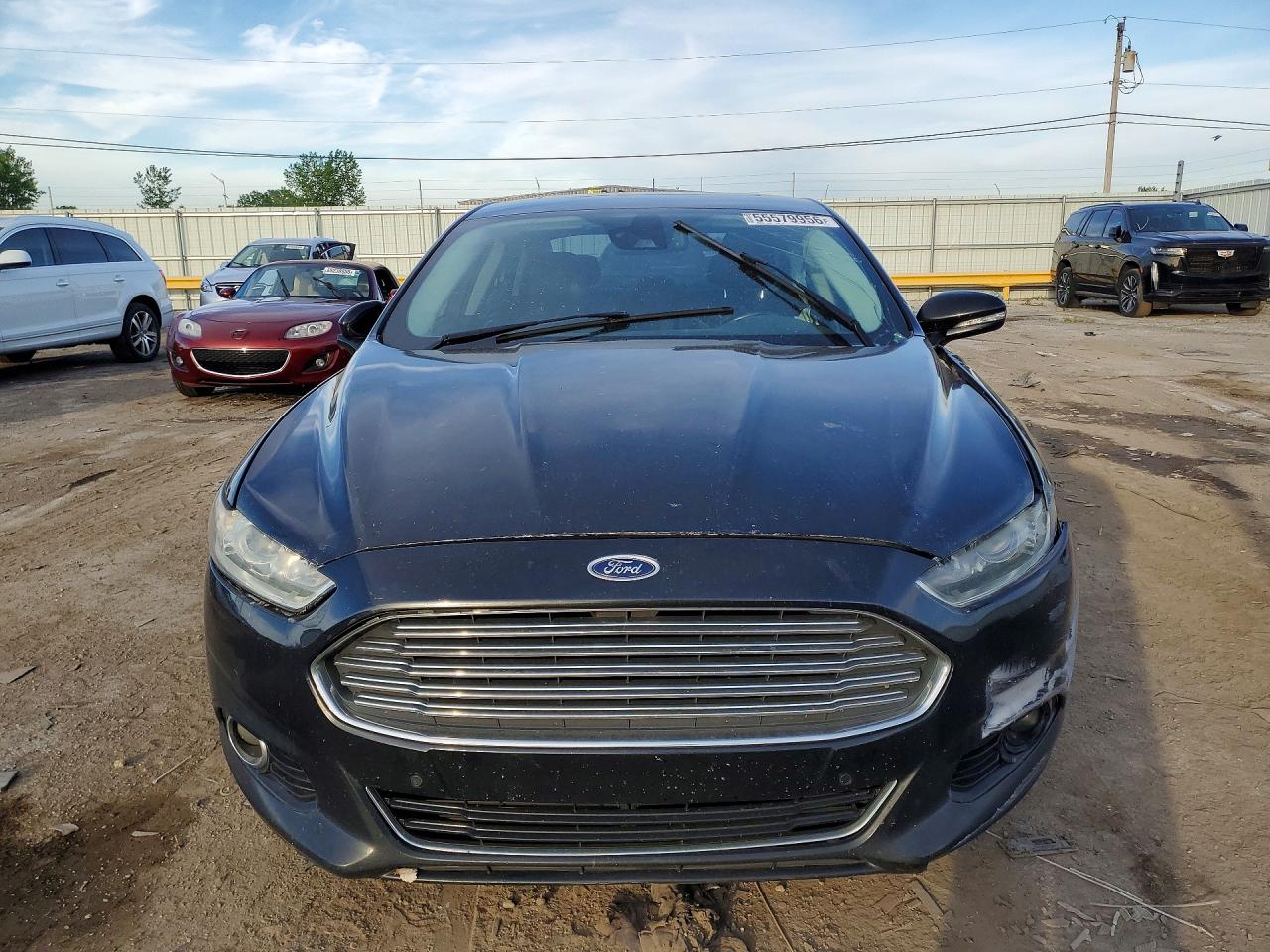 2013 Ford Fusion Titanium Black vin: 3FA6P0K95DR317382