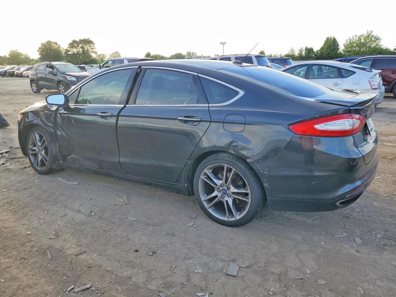 2013 Ford Fusion Titanium Black vin: 3FA6P0K95DR317382