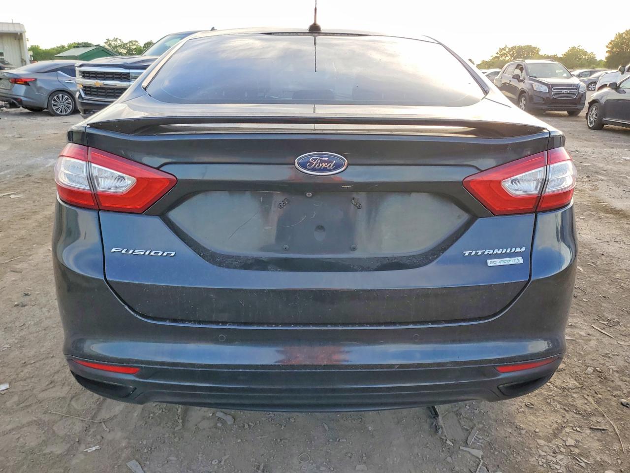 2013 Ford Fusion Titanium Black vin: 3FA6P0K95DR317382