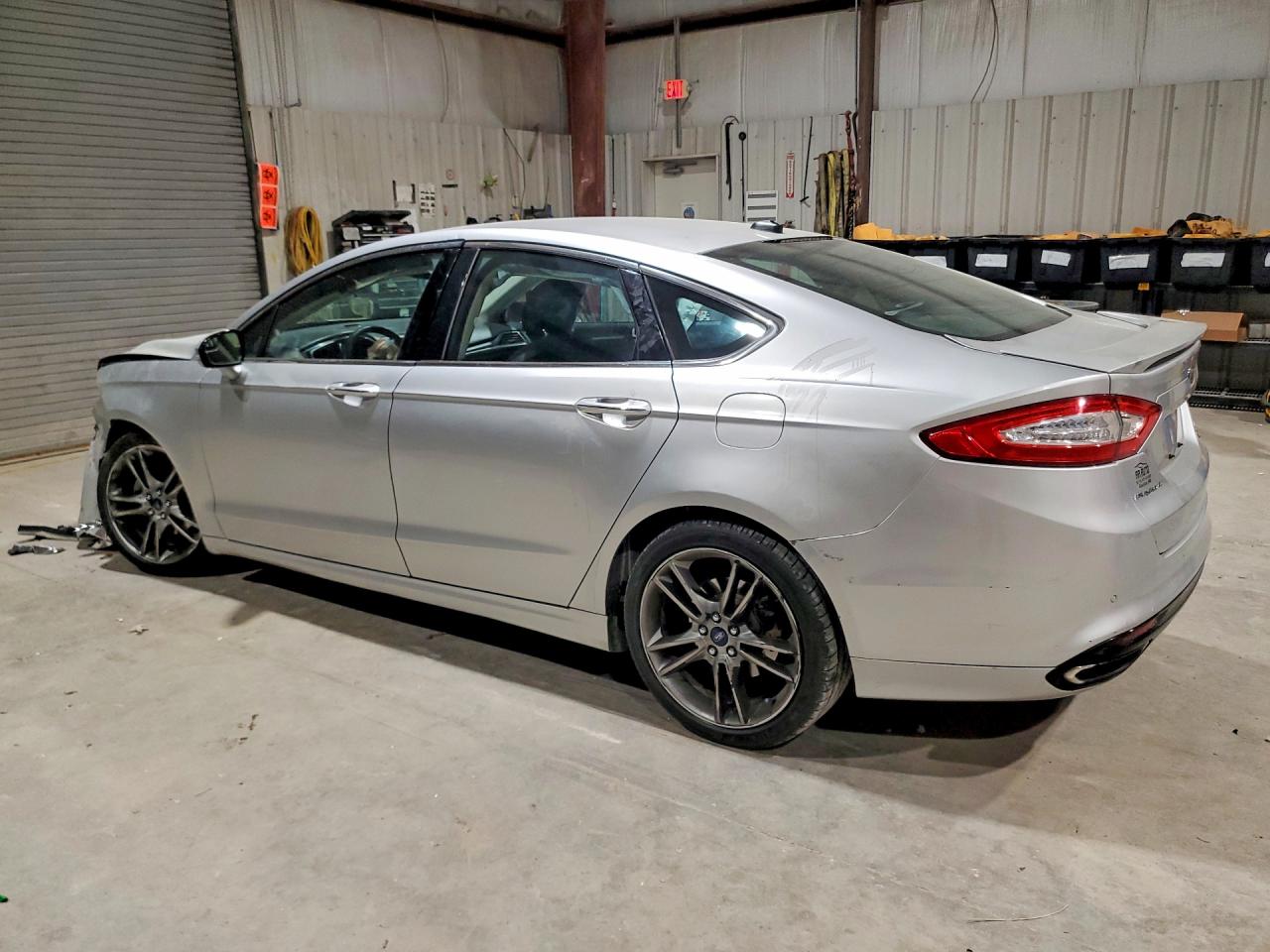 2014 Ford Fusion Titanium Silver vin: 3FA6P0K95ER148692