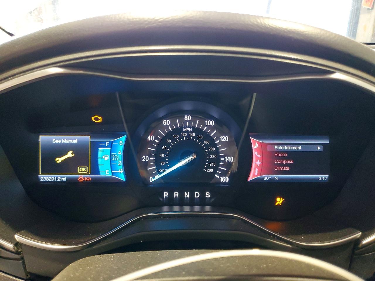 2014 Ford Fusion Titanium Silver vin: 3FA6P0K95ER148692