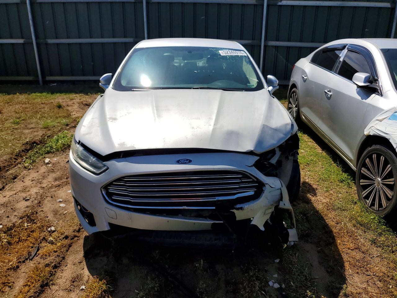2014 Ford Fusion Titanium Silver vin: 3FA6P0K95ER148692