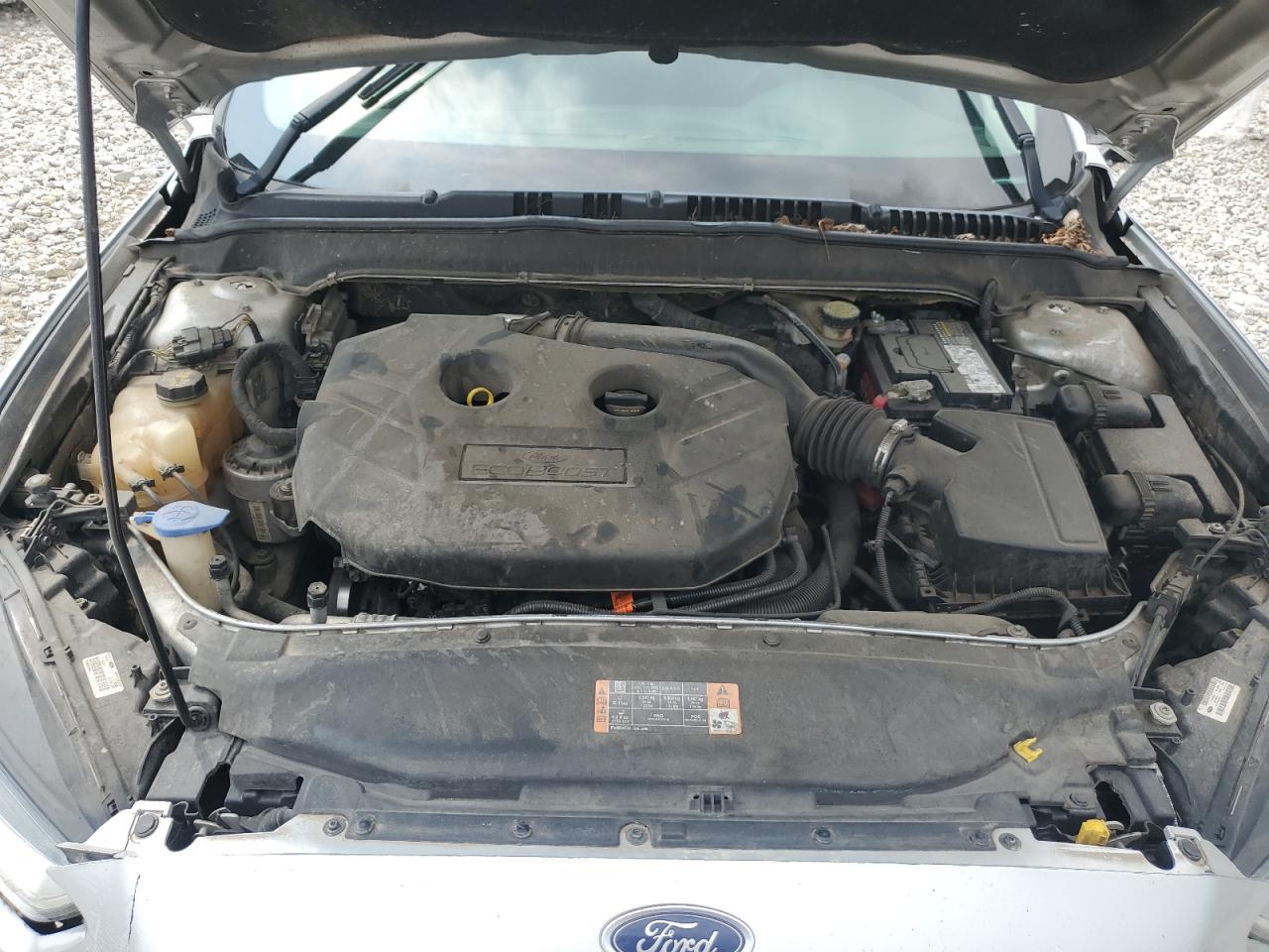 2014 Ford Fusion Titanium Silver vin: 3FA6P0K95ER164942