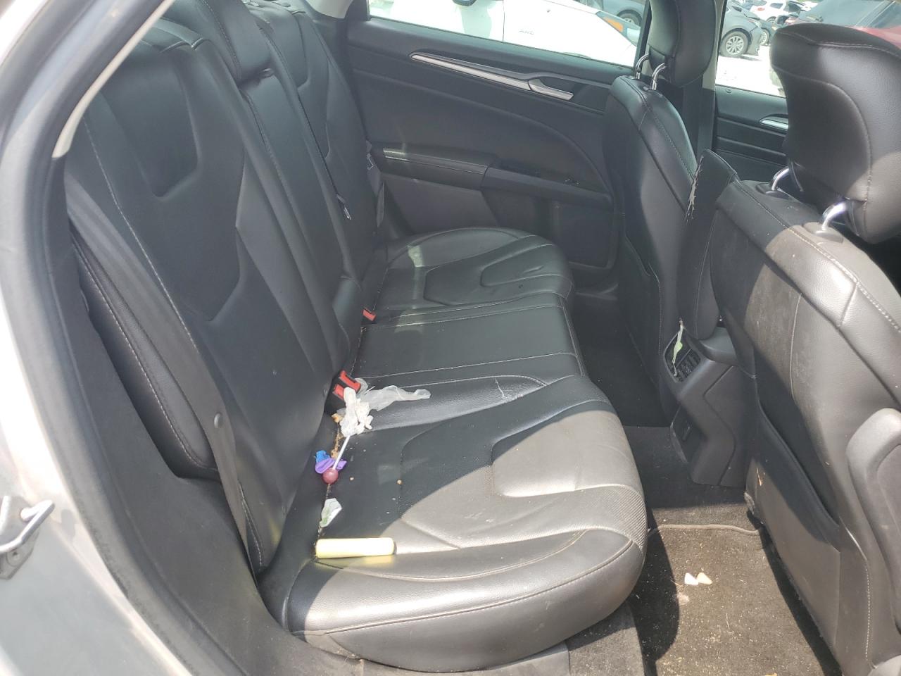 2014 Ford Fusion Titanium Silver vin: 3FA6P0K95ER164942