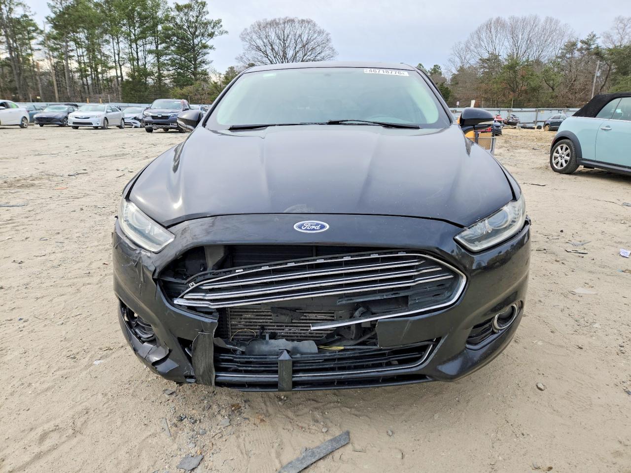 2014 Ford Fusion Titanium Black vin: 3FA6P0K95ER252731