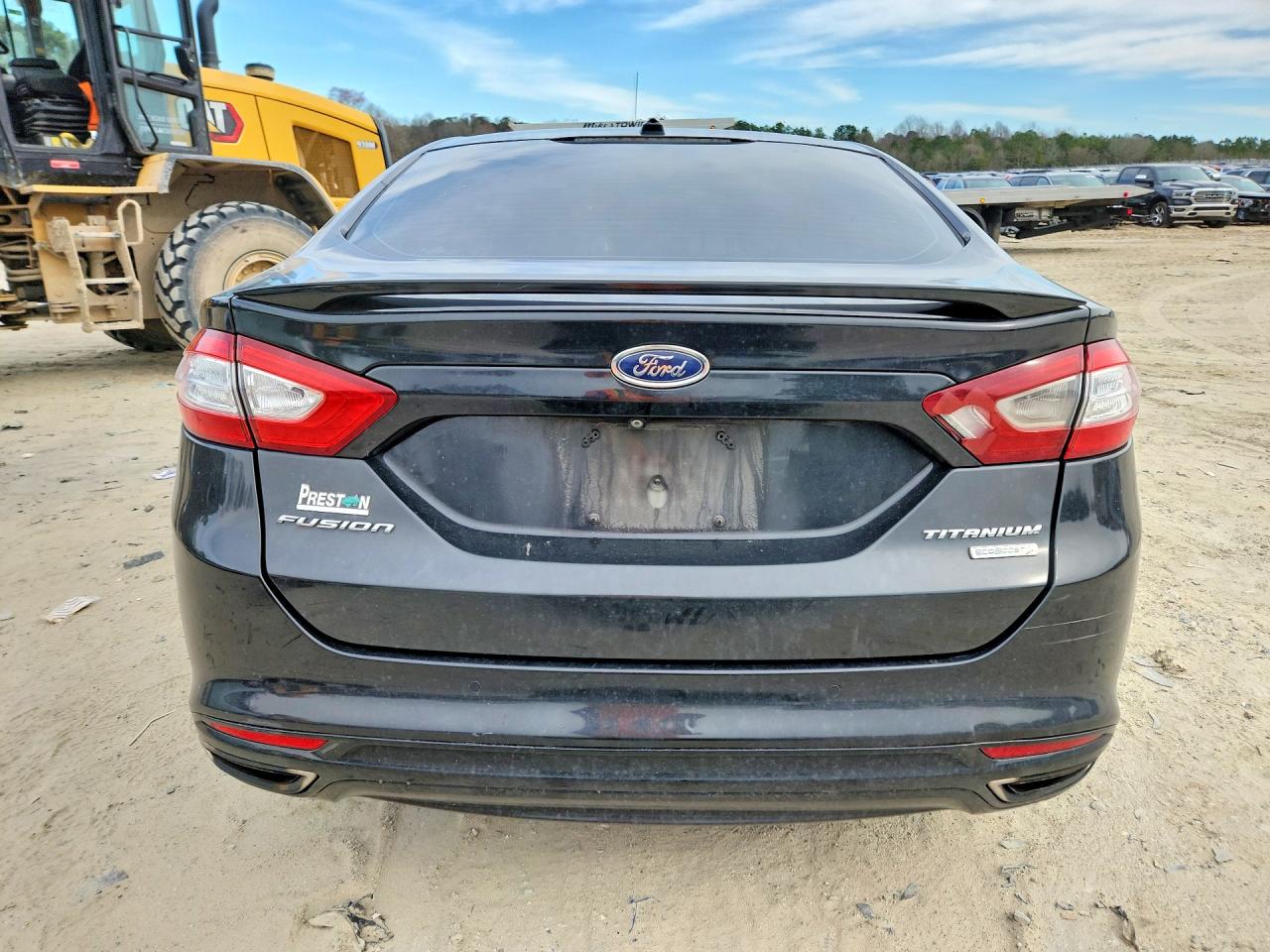 2014 Ford Fusion Titanium Black vin: 3FA6P0K95ER252731
