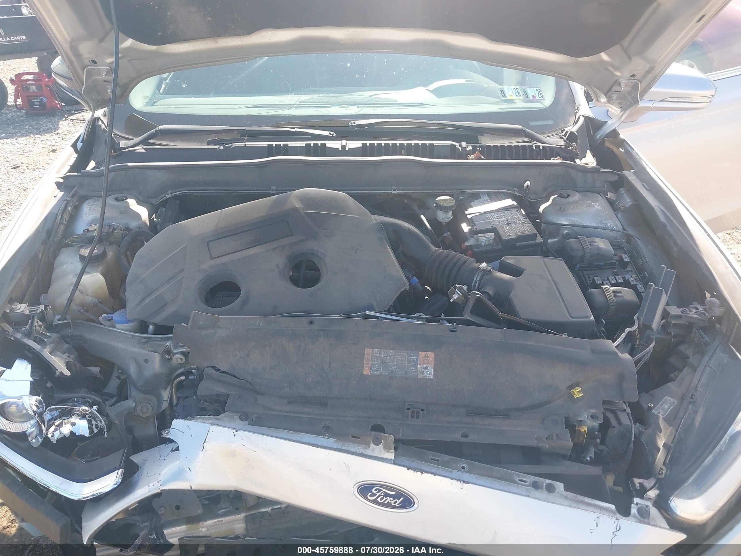 2015 Ford Fusion Titanium Серебряный vin: 3FA6P0K95FR162206
