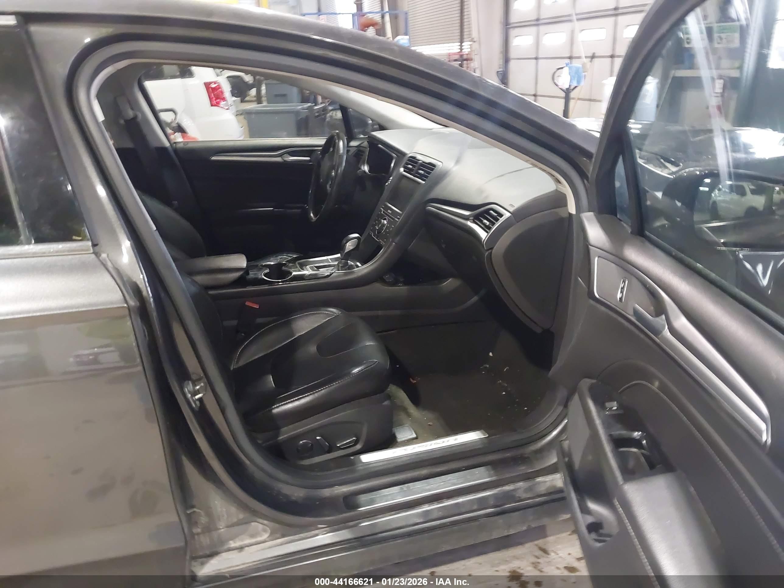 2015 Ford Fusion Titanium Gray vin: 3FA6P0K95FR227507