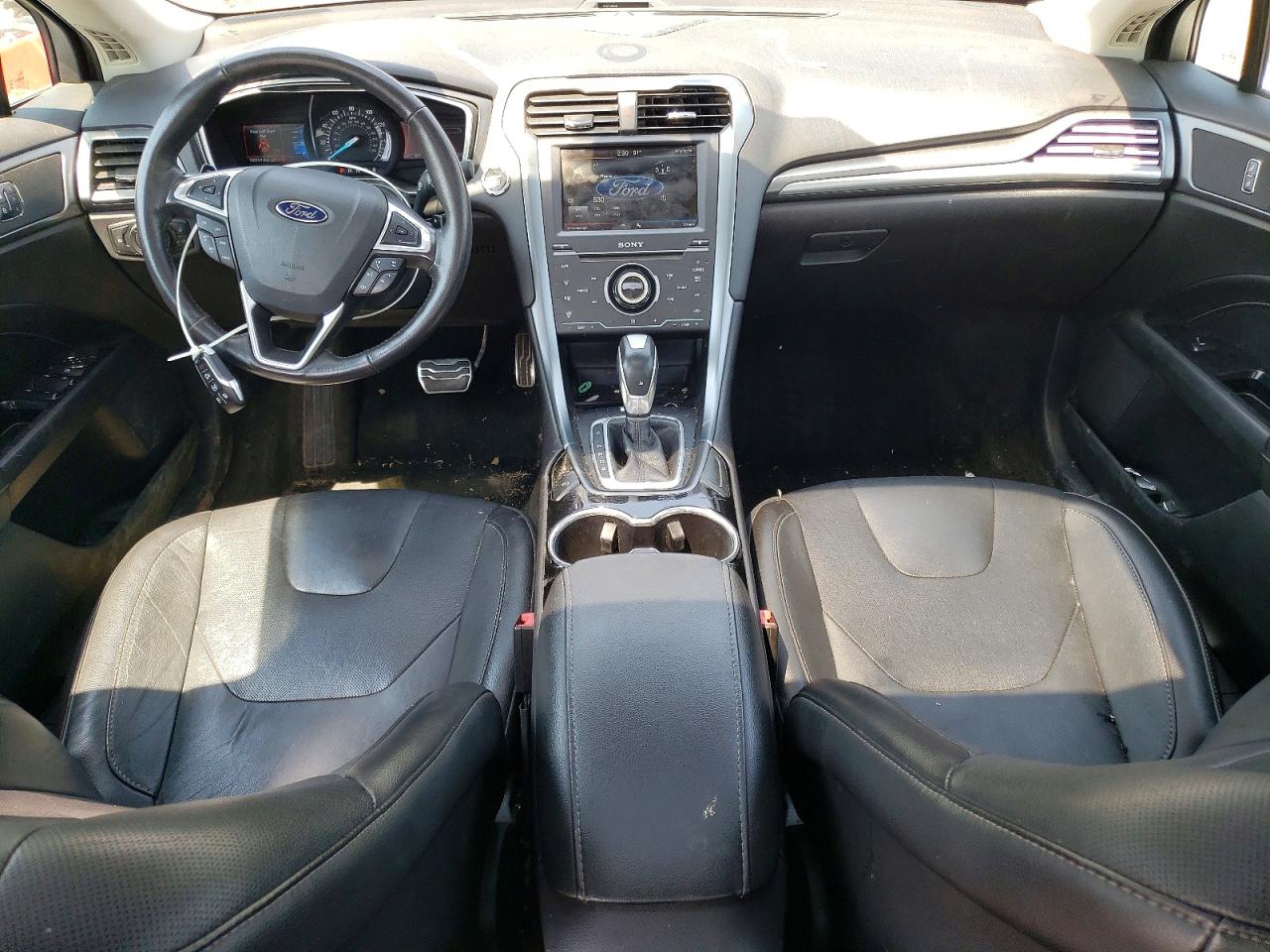 2015 Ford Fusion Titanium Silver vin: 3FA6P0K95FR268011