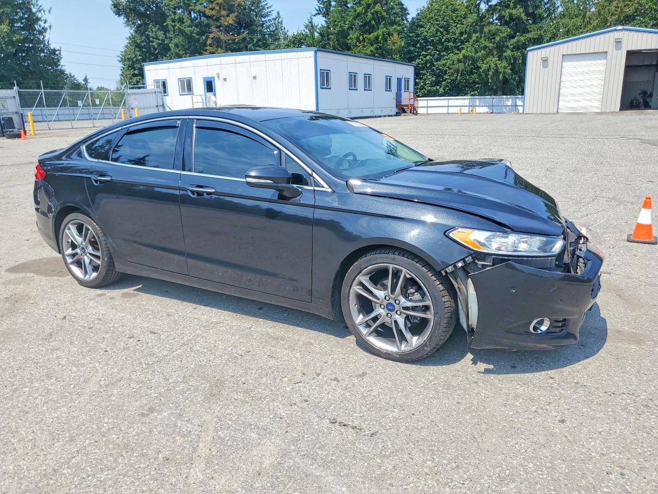 2015 Ford Fusion Titanium Black vin: 3FA6P0K95FR281860