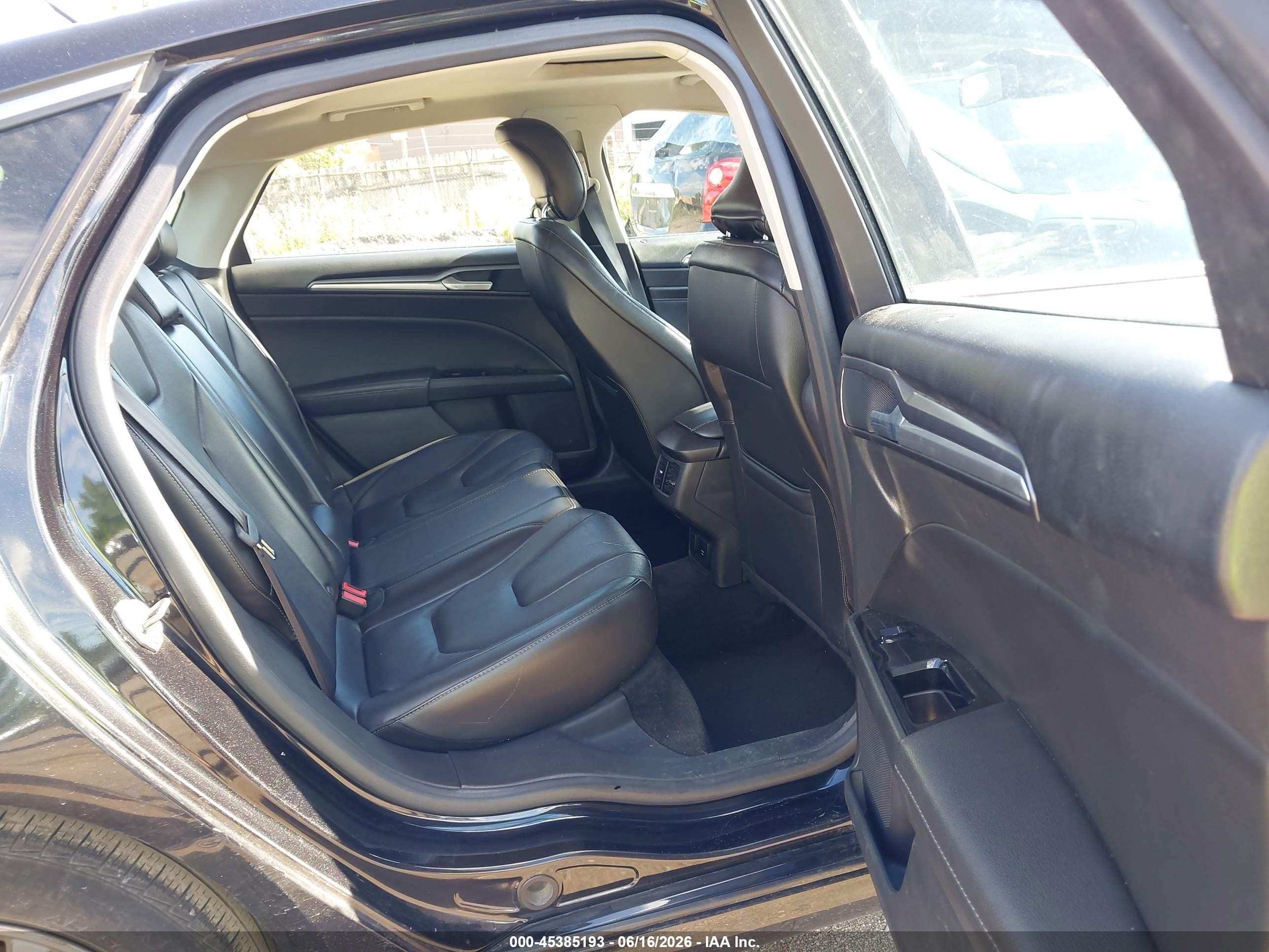 2015 Ford Fusion Titanium Gray vin: 3FA6P0K95FR303291