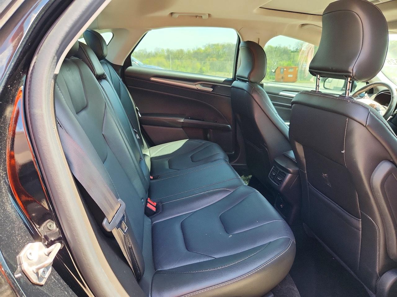 2016 Ford Fusion Titanium Black vin: 3FA6P0K95GR249461