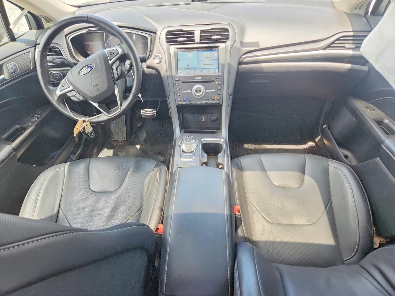 2017 Ford Fusion Titanium Gray vin: 3FA6P0K95HR351716